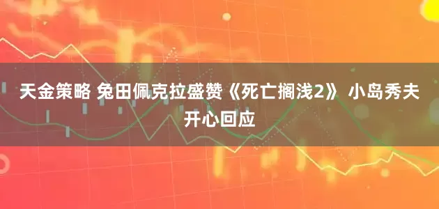 天金策略 兔田佩克拉盛赞《死亡搁浅2》 小岛秀夫开心回应